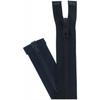Separable Zipper - Prym - 70 Cm - Molded Plastic - Width 6 Mm - Dark Navy