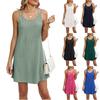 Summer Style Fashionable and High-end Camisole Dresses Simple Solid Color Women's Dresses