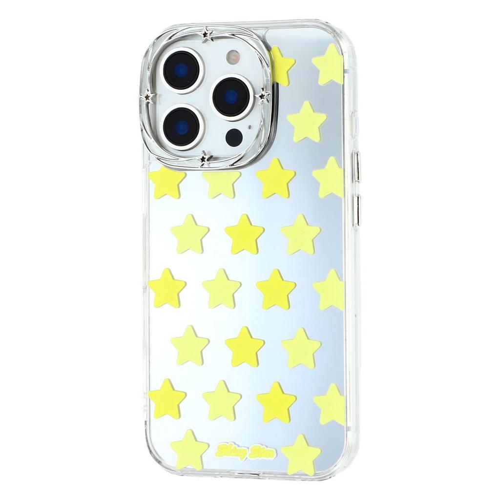 For iPhone 16 Pro Case Star Mirror Series TPU+Acrylic Phone Back Cover