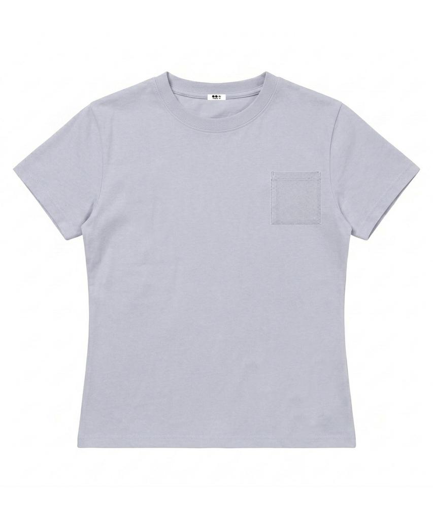 Ebeulisi Angel Patch Short Sleeve T-Shirt (Sky Blue)