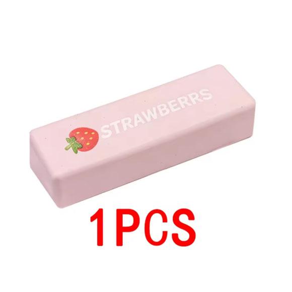 Squishy Strawberry Cheese Butter Stick Soft Slow Rebound Squeeze Toy Stress Relief Gadget Desk Office Accessory Funny Anti-Anxiety Gift