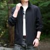 Autumn and Winter Men's Jacket Outdoor Windproof Casual Breathable Comfortable Simple Fashion Solid Color Trench Coat
