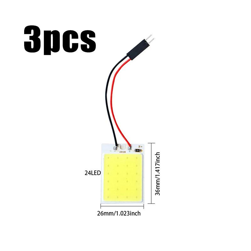 1/3PCS C5W C10W Festoon LED Bulb 31mm 36mm 39mm 41mm T10 C5W LED COB Light 12V White 7000K Car Interior Dome Reading Trunk Lmaps