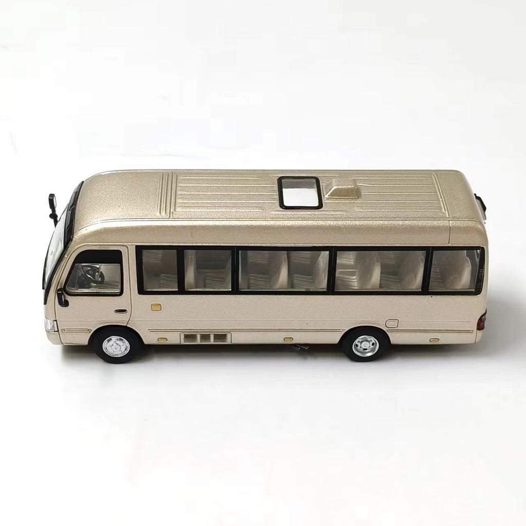 1/64 Toyota Coaster BUS Alloy Car Diecasts & Toy Vehicles Car Model Miniature Scale Model Car for Children