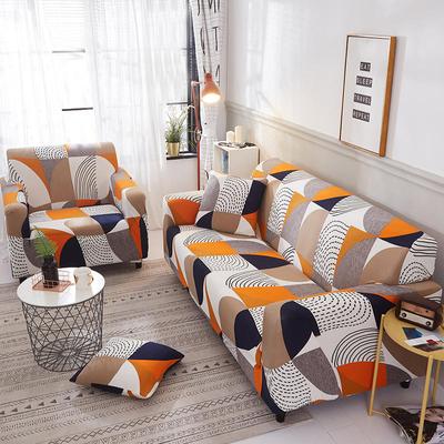 Baskılı Kanepe Slipcover Kare Desen Kanepe Örtüsü Elastik Kanepe Örtüsü Evcil Hayvanlar Için Chaselong Koruyucu L Şekli Anti -Toz Çıkarılabilir