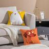Cute And Adorable Puppy Cushion Cover Linen Pillow Case Soft Breathable Protective Couch Room Decoration