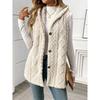 Women's Hooded Plush Sleeveless Coat Cardigan Vest
