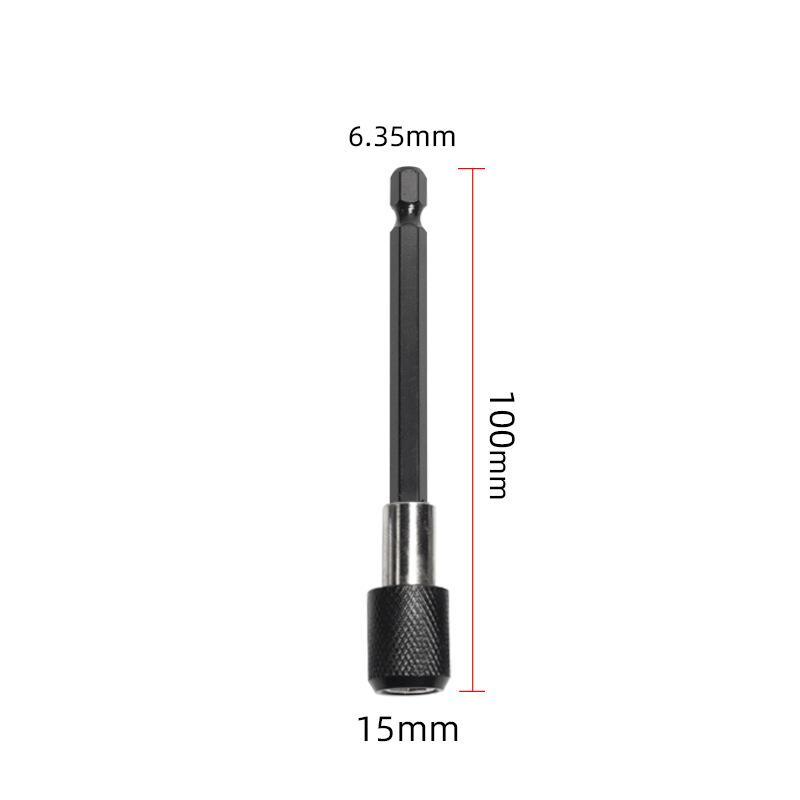 1/4 Hexagonal Rod Quick Release Electric Drill Magnetic Screwdriver Drill Adjustable Extension Bracket Bar Rod Electric Tool