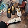 First Layer Sheepskin Insole Mary Jane Shoes 2026 Spring and Summer Hollow Shallow Mouth Fashion Single Shoes Casual Women's Shoes