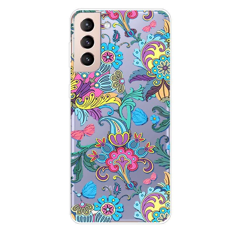 For Samsung S21 FE Case TPU Silicone Soft Clear Case for Samsung Galaxy S 21 / S21 Plus 5G Cover S21 Ultra FE Transparent Coque