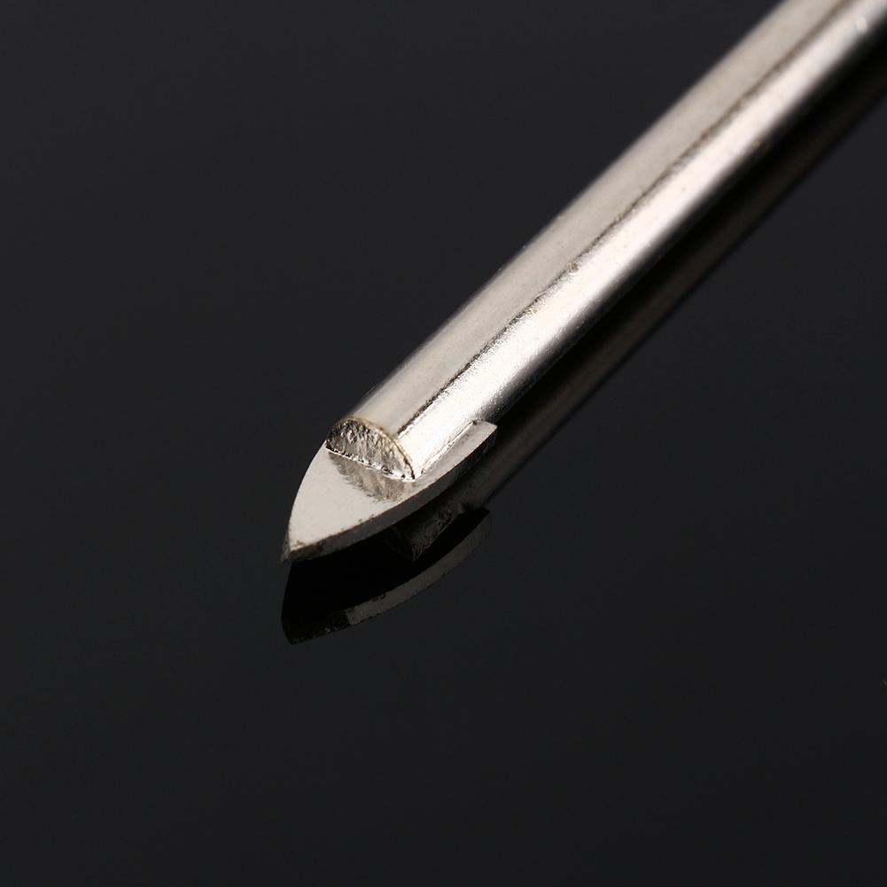 10Pcs 6mm Tile Glass Ceramic Mirror Tungsten Carbide Drill Bit Set Spear Head
