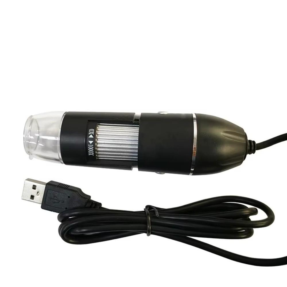 1600X Magnification Digital Microscope Camera 8 LED Lights Adjustable Stand USB Digital Microscope HD Type-C Interface