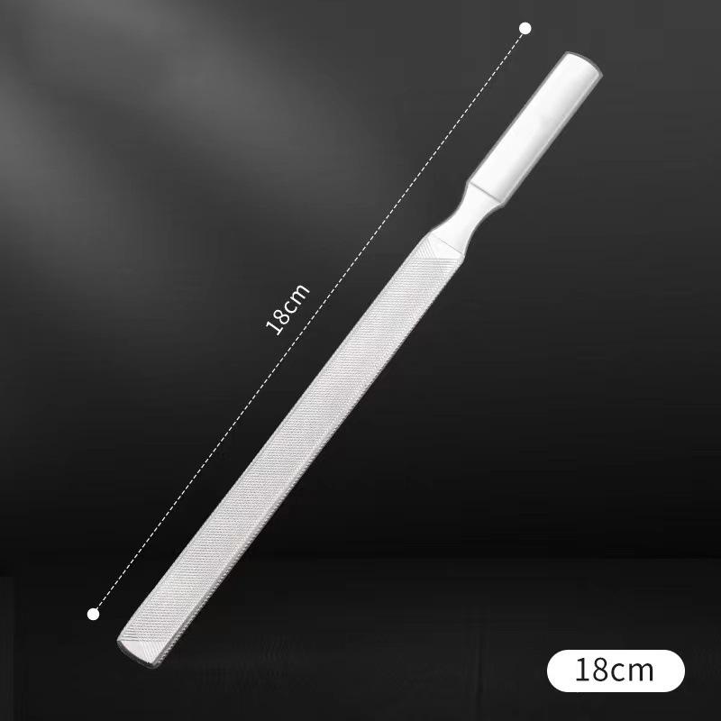 

1 шт. Пилка для ногтей из нержавеющей стали 4 стороны Прочная Профессиональная Шлифовка Полировка Ногтевое искусство Инструменты для красоты 18cm