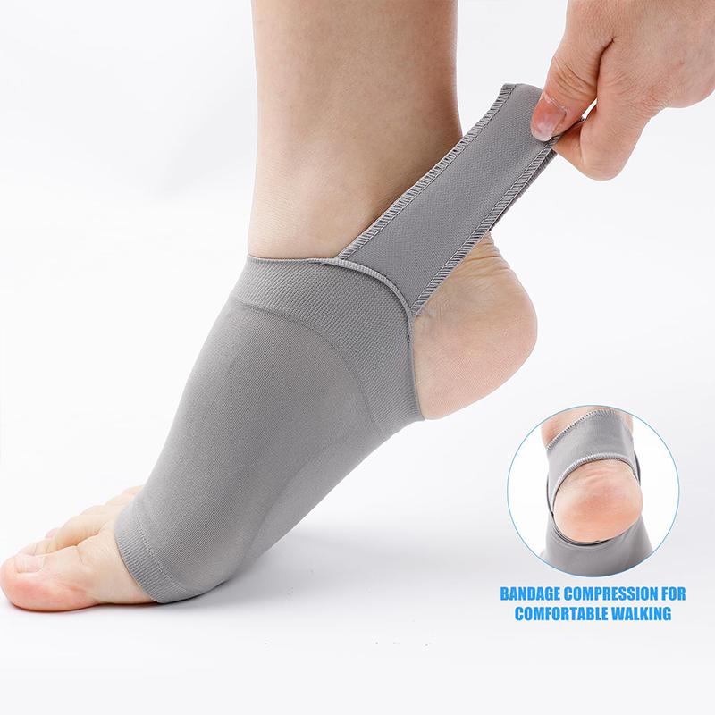 1pair Flat Foot Arch Support Orthotic Insoles Gel Pads - Compression Foot Stands for Men and Women, Relieving Pain in Flat Feet
