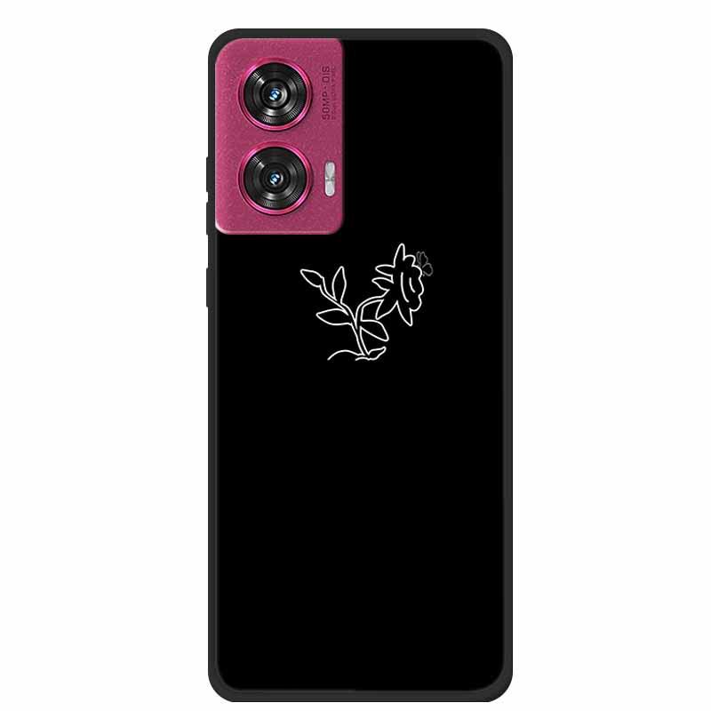 MOTO EDGE 50 Fusion Simple Hollow Lines TPU Soft Phone Case