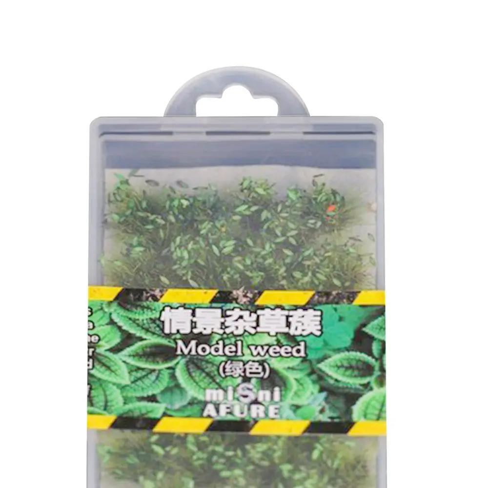1 Коробка Модель-симулятор Сцена Симулированный Куст Масштабная Кукла Трава Модель Пучок Дом Игла Модель DIY Трава Строительство Травы Миниатюры Травы