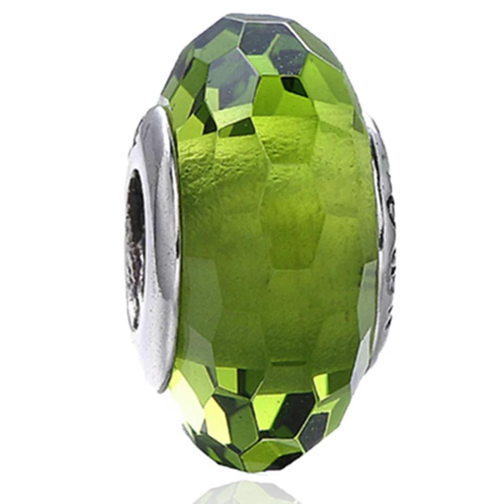 Copper Murano Glass Charms Fit Original Bracelets Round Murano Glass Charms Beads Diy Women Jewelry Gifts For Women