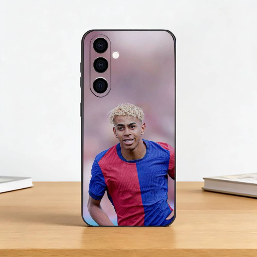 King Y-Yamals No19 Football  Phone Case For Samsung Galaxy A73,A72,A71,A70,A53,A52,A51,Soft Silicone Black Cover