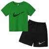 Kinder Sommer Neues Kurzarm-T-Shirt+Shorts 2-teiliges Trainingsanzug Set Junge Mädchen Geburtstagsgeschenk 3-12 Jahre Kleidung Lässig Mode Jogginganzug