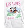 Disney Mens Les Alpes Mickey Mouse Hoodie