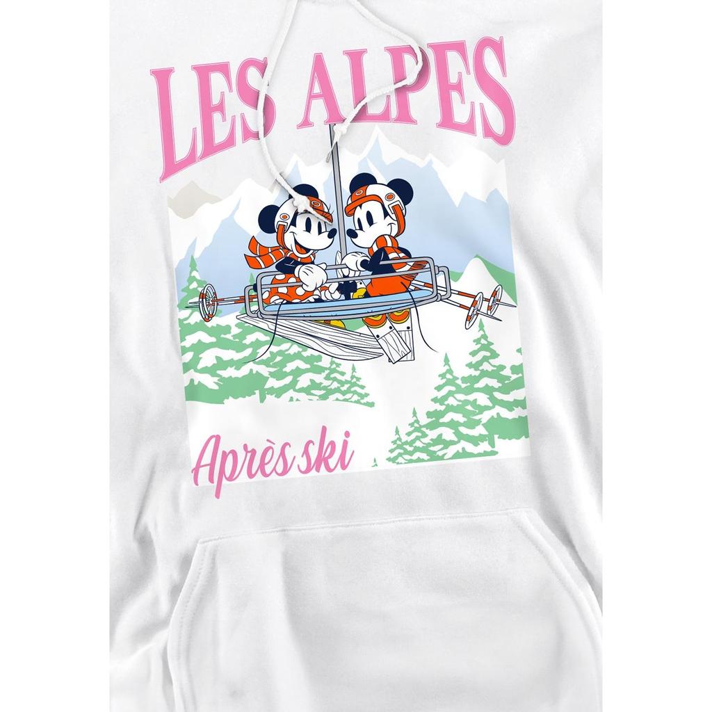 Disney Mens Les Alpes Mickey Mouse Hoodie
