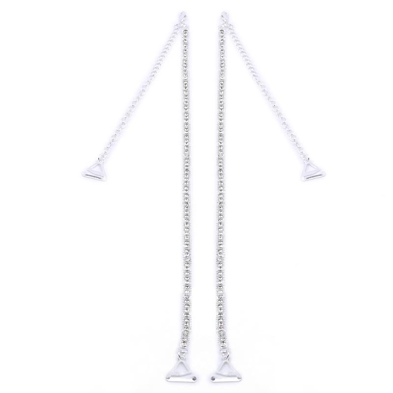 Accessories Adjustable Crystal Belt Gorgeous Prom Diamante Rhinestone Bra Strap Party Underwear