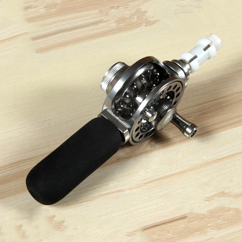 DIY Nachrüstbares Hohlrollenhalter für Bachkarpfen Angelrute Innenliegende Schnur Vollmetall Baitcasting Rolle Modifikation 2+1BB Floß Gussgetriebe 260319