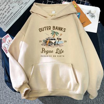 Outer Banks Pogue Life Graphic Print Autumn Winter Plus Size Hoodie Women Aesthetic Sweatshirts Female Style Sudaderas
