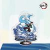 Game Anime Demon Slayer Blade Tanjiro Acrylic Cosplay Character Stand Acrylic Figure Stand Painted Desk Decor Ornament Gift