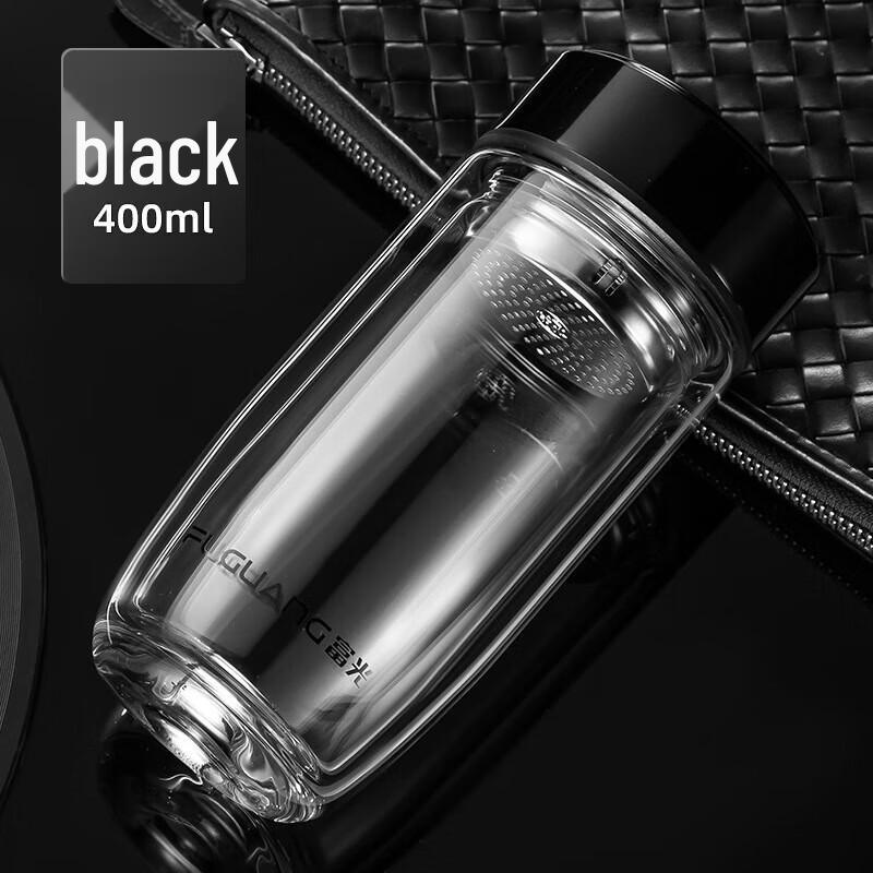 Fuguan G2132 Double-Layer Glass Tea Cup with Filter