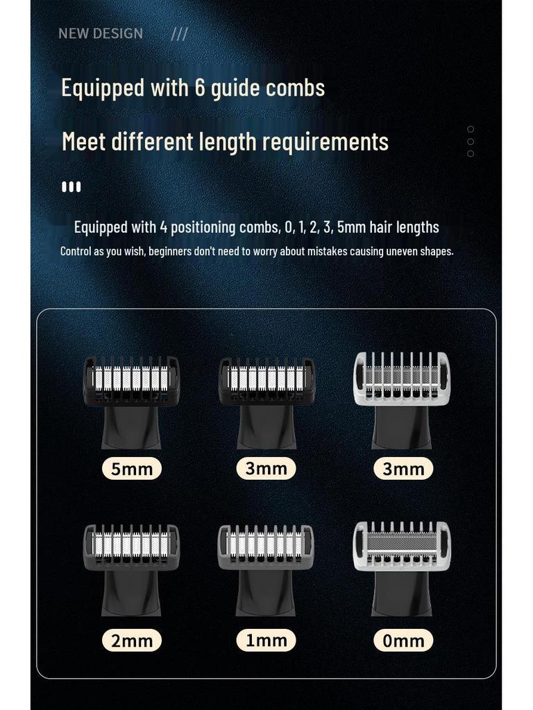 Men's Waterproof Electric Shaver & Hair Trimmer with Charger - Beard and Armpit Hair Epilator