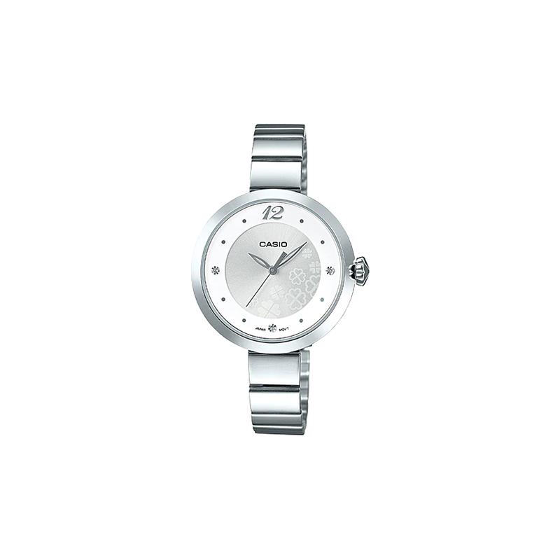 

Casio Life Waterproof Quartz Movement Stainless Steel Strap Japanese and Korean Watch Women s Watch Silver Dial LTP-E154D-7A серебряный