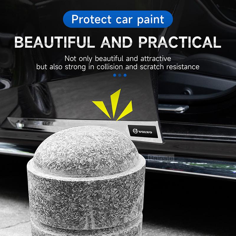 For Volvo Car Stainless Steel Side Door Body Guard Strips Protector Decorative Cover Trims For VOLVO XC90 S60 S90 XC60 V90 Car A
