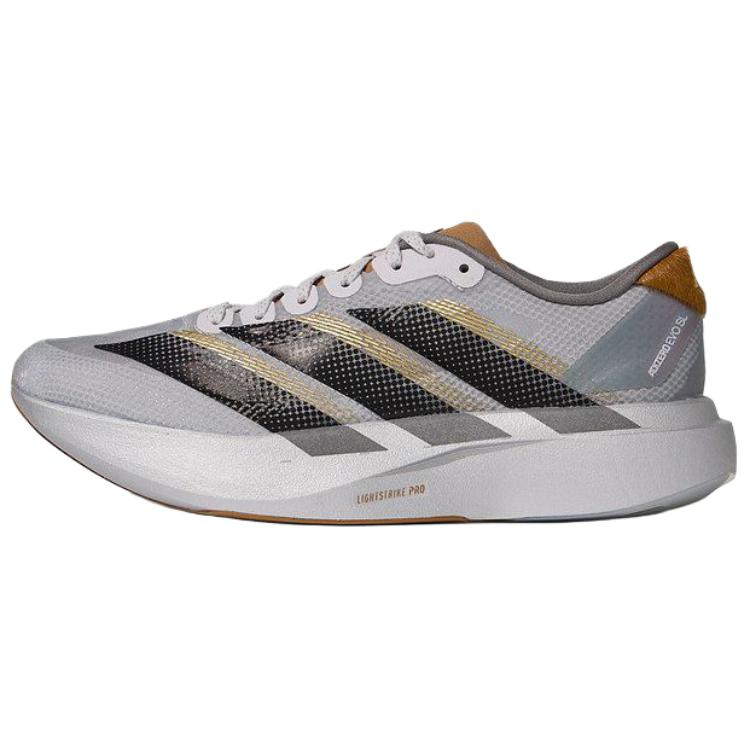 

Adidas Adizero Evo SL Slip Resistant, Abrasion Resistant, Rebound Running Shoes Unisex Gray Black KK4310 45⅓