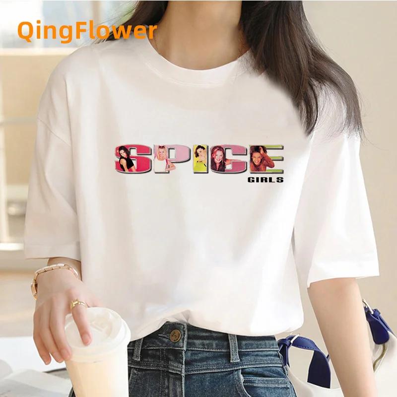 

Spice Girls clothes summer top women japanese manga y2k tshirt t shirt y2k S
