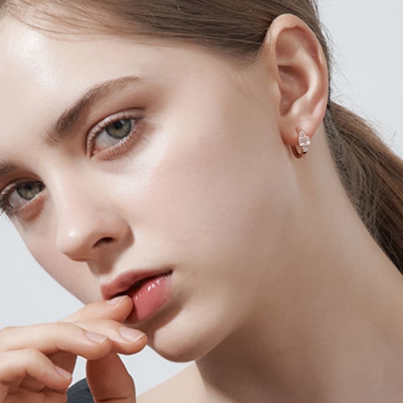 GEIGER Jewelry Cercei Cub One-Touch GF 14K GIGFEE006