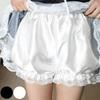 Soft Girl Lace-Trim Puffy Lantern Shorts - Summer Base Layer Pumpkin Pants