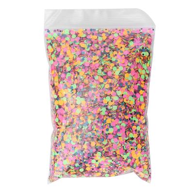 Forma Circolare Glitter Grosso Cosmetici Nail Art Fiocchi Artigianato per Feste Paillettes 50g