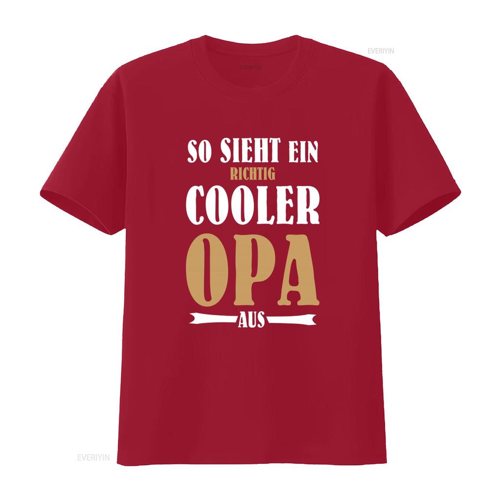 So Sieht Ein Richtig Cooler Opa Aus Herren T Shirt Trendy Design for Fashionable Grandpas Vintage Washed Designer Clothes