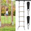 With Platforms Fitness Toy Climbing Rope Wooden Swing Chair for Kids  Playground Equipment