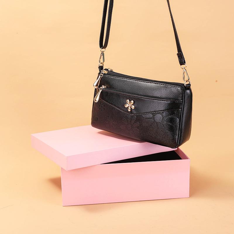 Flower Korean Version Crossbody Shoulder Bag, Women's Underarm Small Shoulder Bag