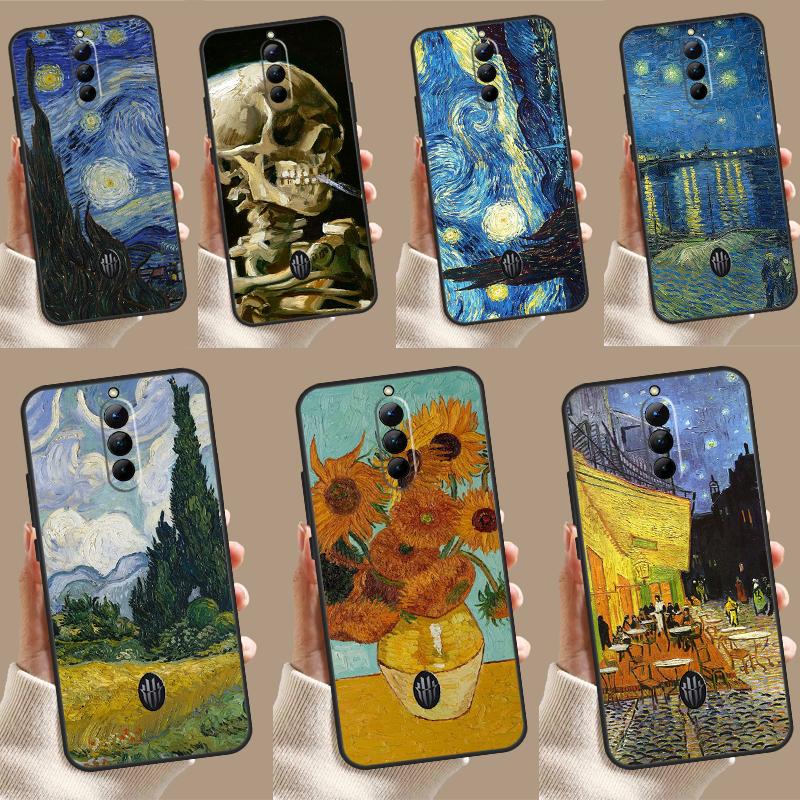 Van Gogh Art Oil Painting Case For ZTE Red Magic 9 8 8S Pro Plus Nubia Red Magic 6S 7S 6 7 Pro 6R 5S 5G Phone Cover