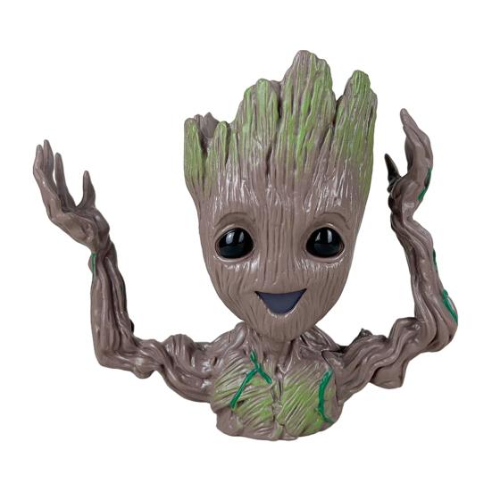 Tree Man Pen Holder Large Capacity PVC Vase Desk Organizer Box Stationery Storage Container Home Office Desktop Decoration Ornament