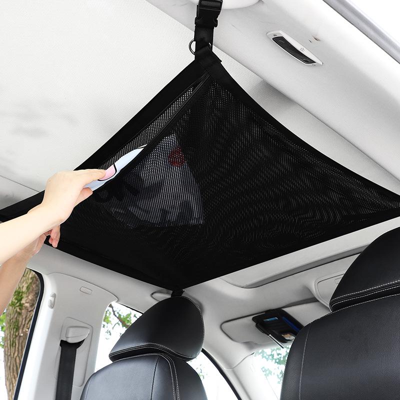 Car Roof Storage Net: Hanging Organizer for Self-Driving Tours