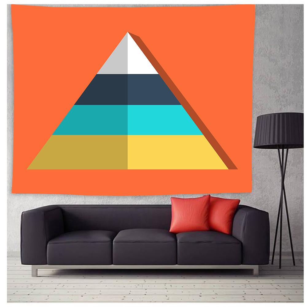 

Домашний декор психоделический гобелен настенный гистограмма гистограмма печатный гобелен настенный декор для спальни, гостиной 100X75CM