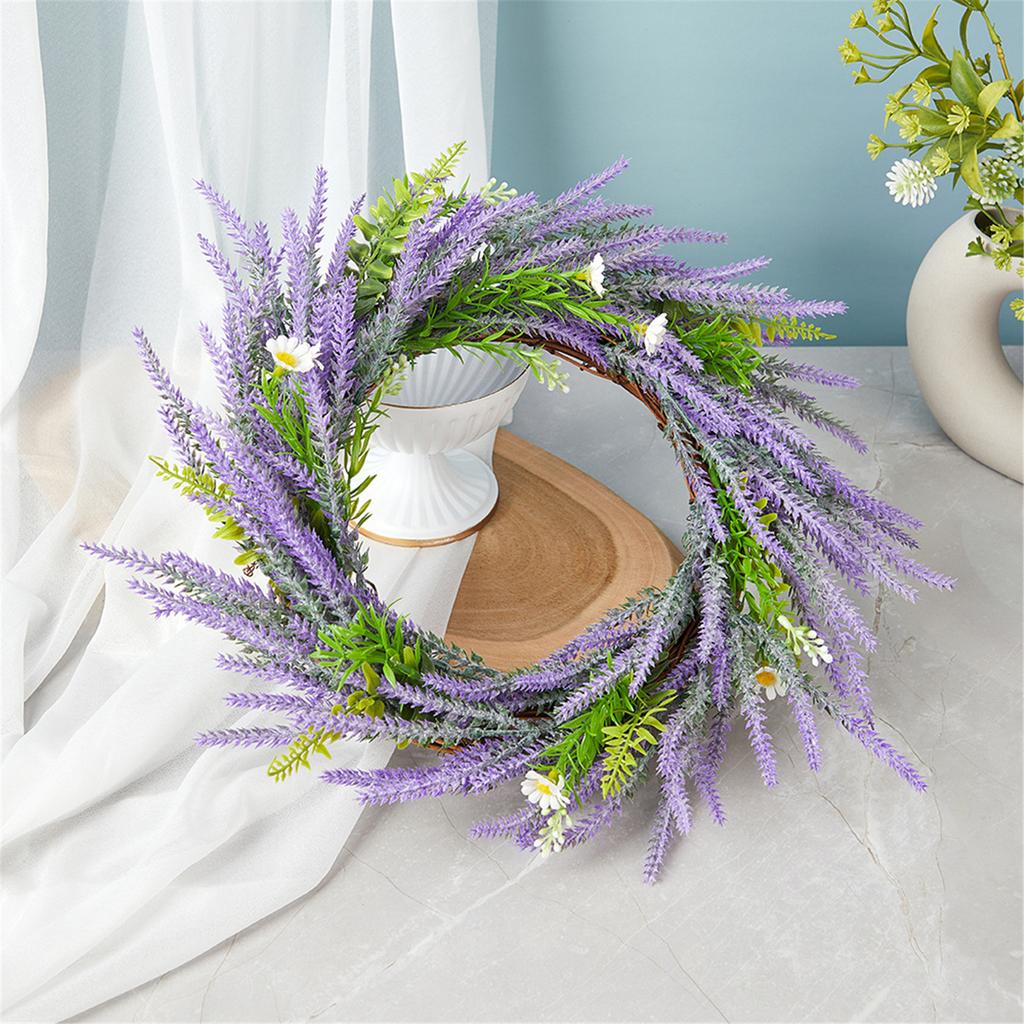 Artificial Flower Wreath with Eggs and Blooms Handmade Garlands for Home Wall and Garden Decorations Door Hanging