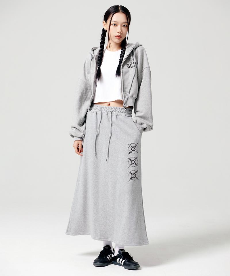 Artist Wear [Atw] Illusion Long Skirt