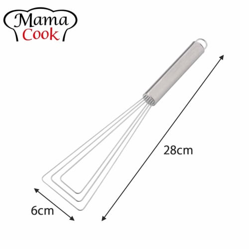 Shimomura Kihan 2-Way Stirring and Flipper Turner, 28cm [Made In Japan], Dishwasher Safe, Convenient for Making Omelets, Moderately Flexible, Stainles