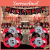 Vibrant Siren Head Cartoon Cat Horror Theme Birthday Party Decorations Kit
