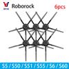 עבור אביזרים לשואב אבק Roborock S5 S50 S51 S55 S6 S60 S6 Pure: מסנן HEPA, מטלית מיקרופייבר, מברשת צדית, מברשת ראשית, חלקי חילוף